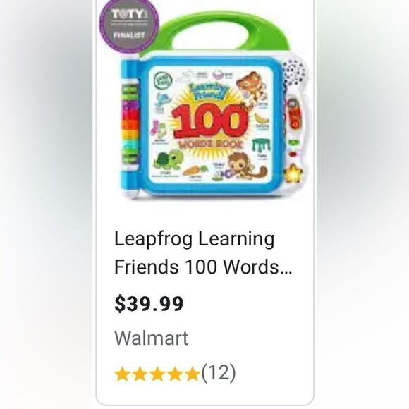 LEAPFROG Learning Friends 100 Words Book - Picture 4 of 5